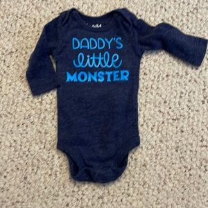 Hand designed onesie